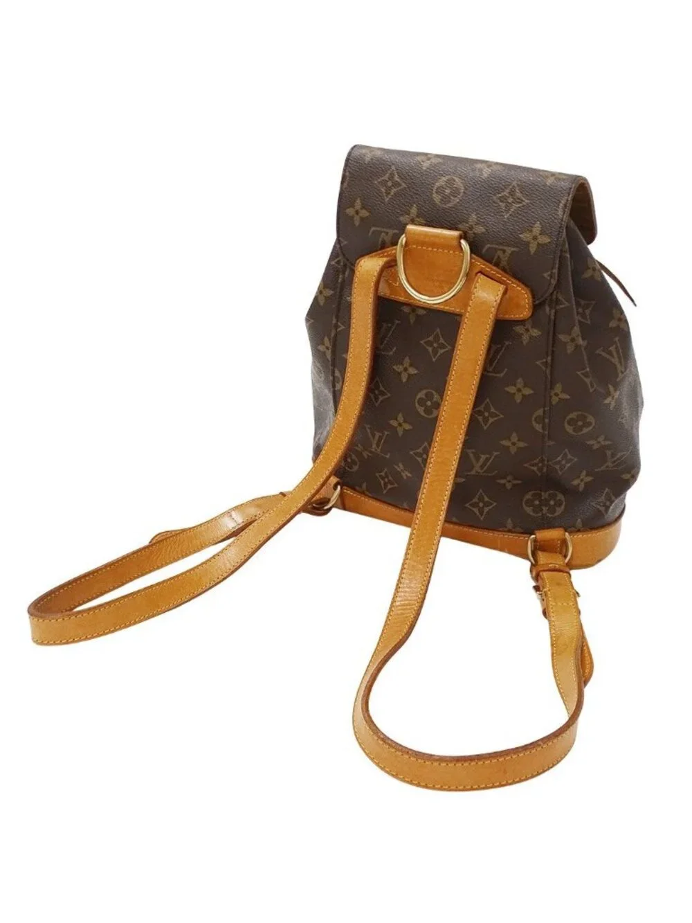 Louis Vuitton Backpack Monogram Canvas Montsouris MM Brown Adults Going